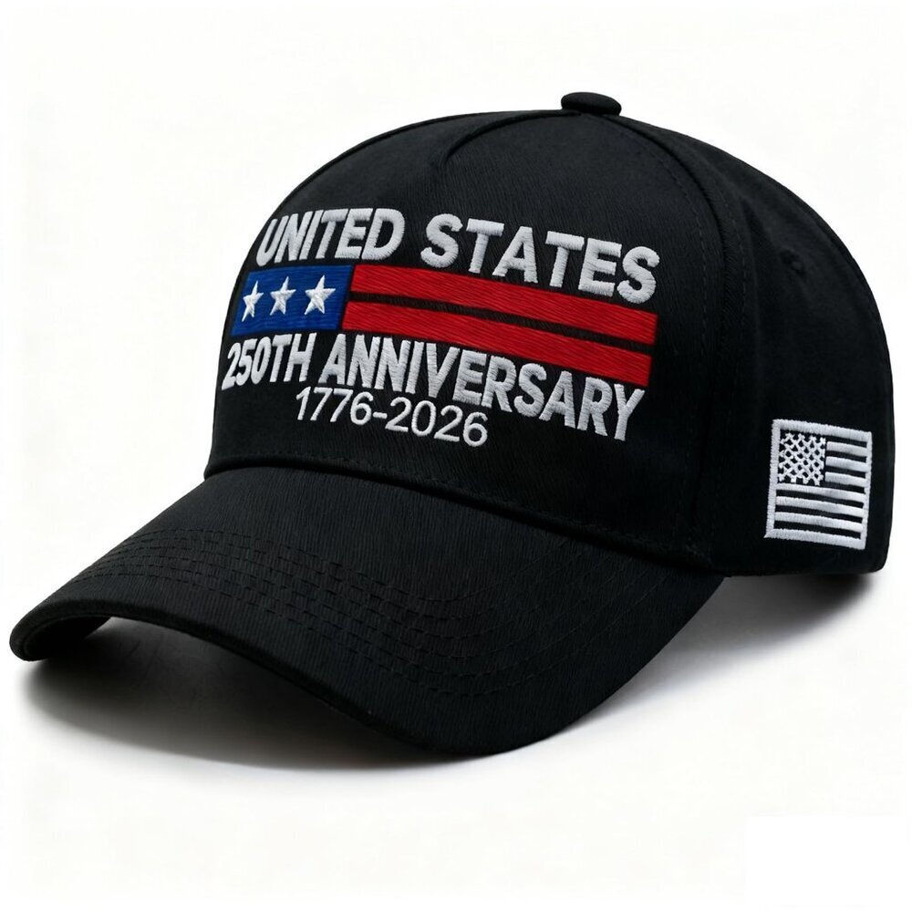 Patriotic Baseball Cap Retro Embroidered Adjustable Fit Unisex Commemorative